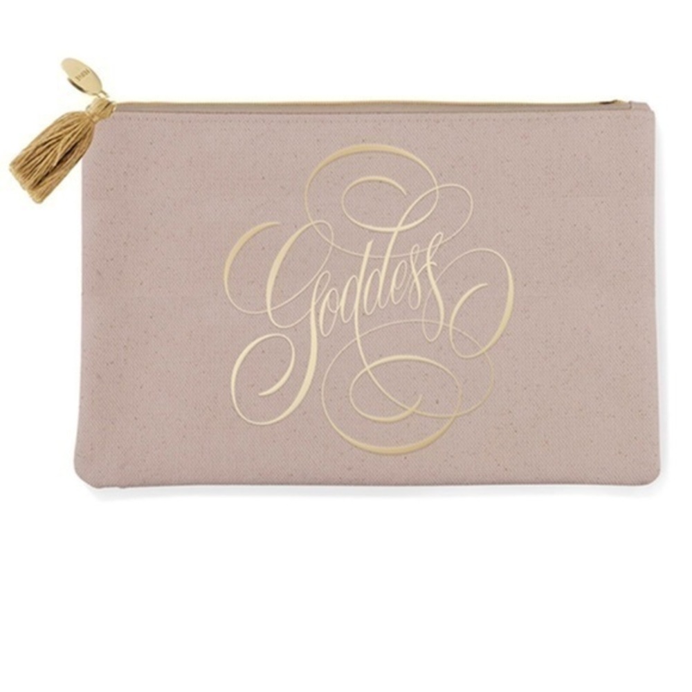 Monique Aimee x FRINGE Canvas Goddess Pouch NWT